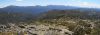 View from Mt Namadgi - Licking Hole Creek down to Cotter Hut and Coronet Peak